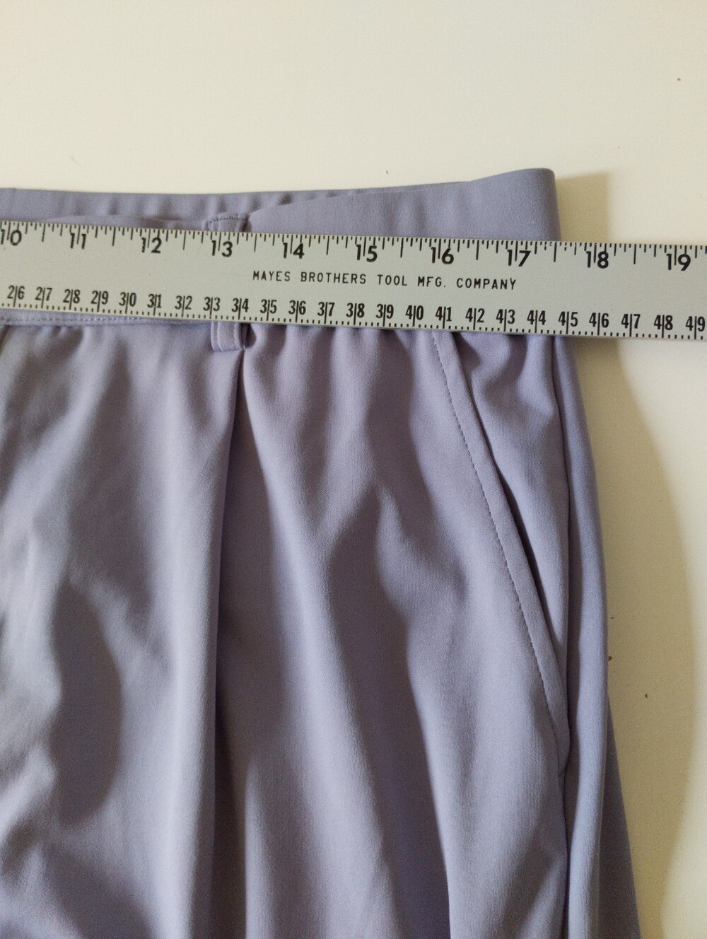 Halara High Waisted Pleated Wide Leg Cropped Pants Purple Lavender XL Petite NWT - Picture 5 of 9